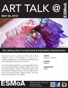 ART TALK@ ESMoA flyer FUNKE MIRADA Goyle