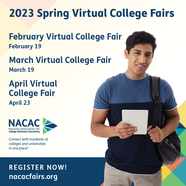 NACAC Virtual Spring College Fairs